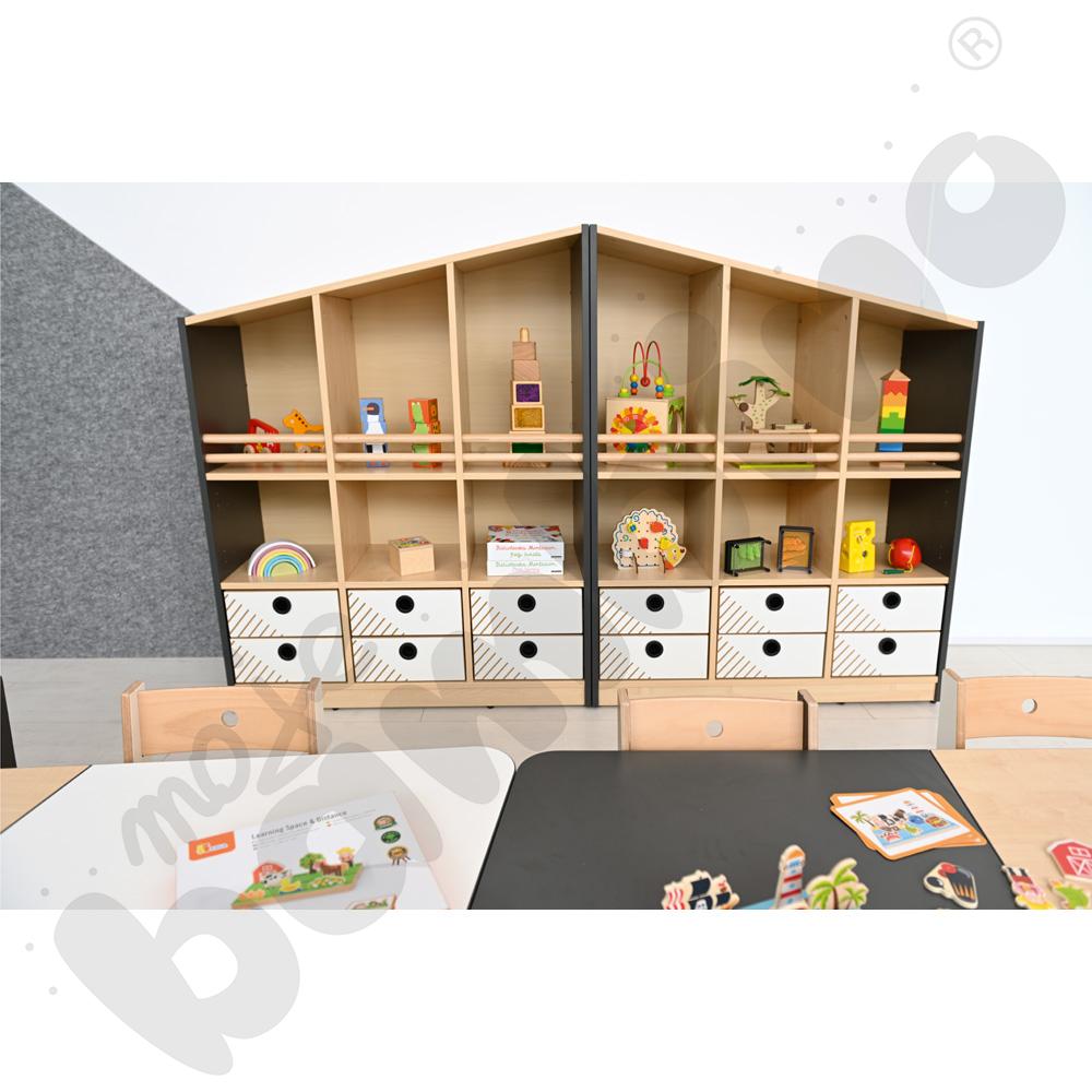 Szafka wysoka FLO lewa antracyt