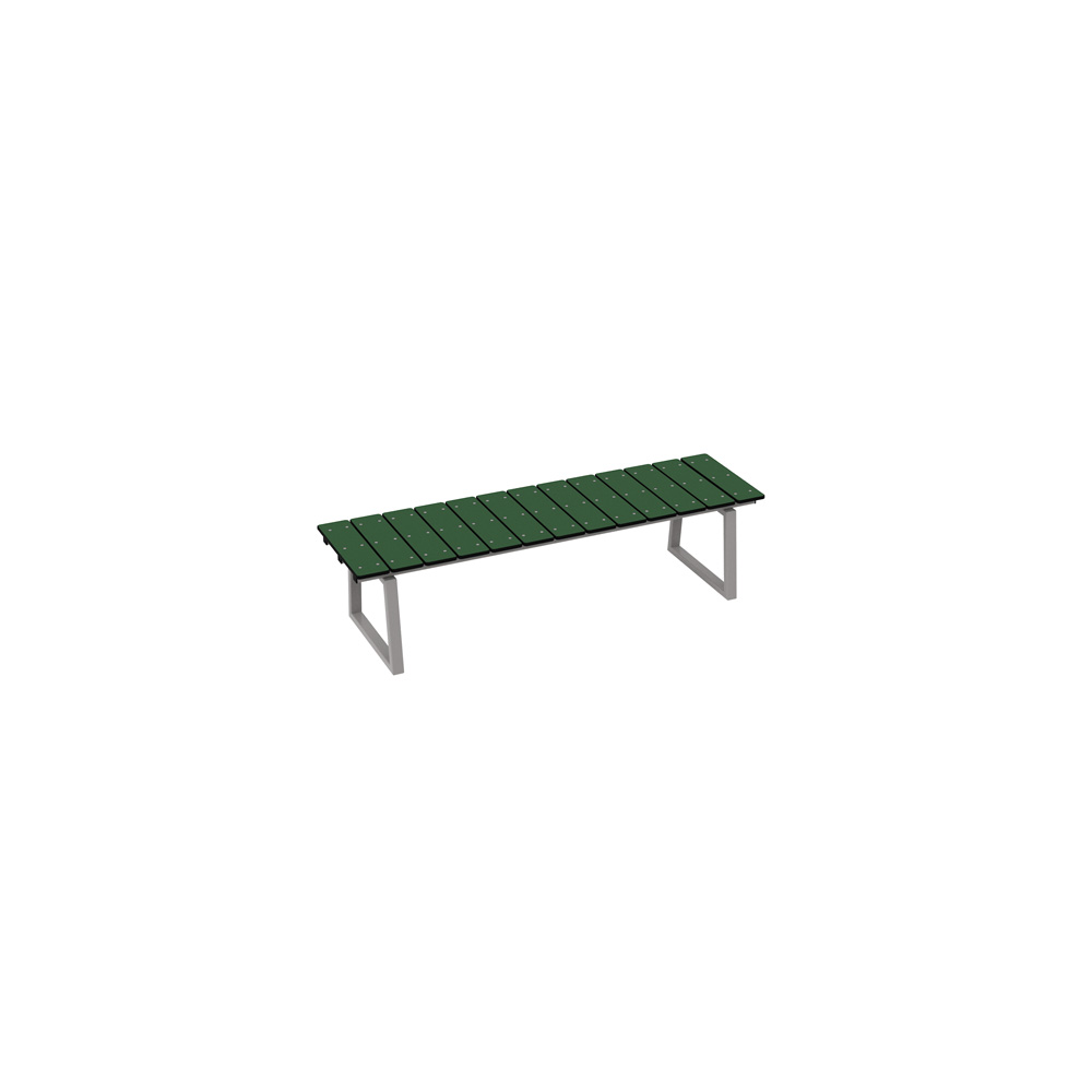 Ławka z HDPE recykling