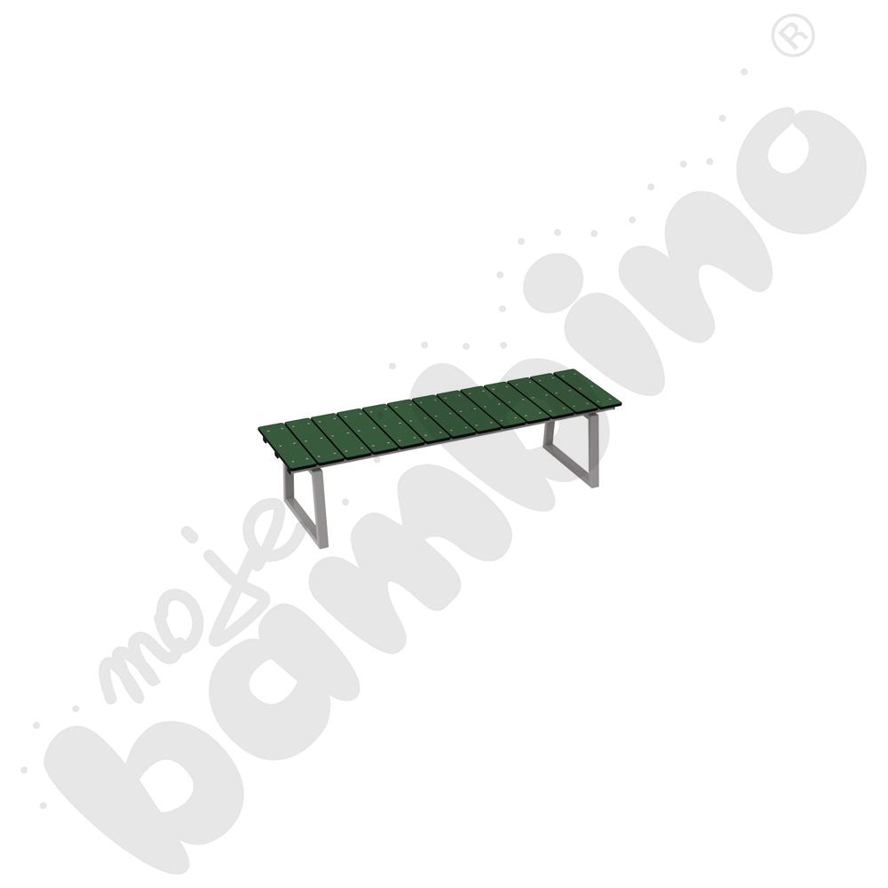 Ławka z HDPE recykling