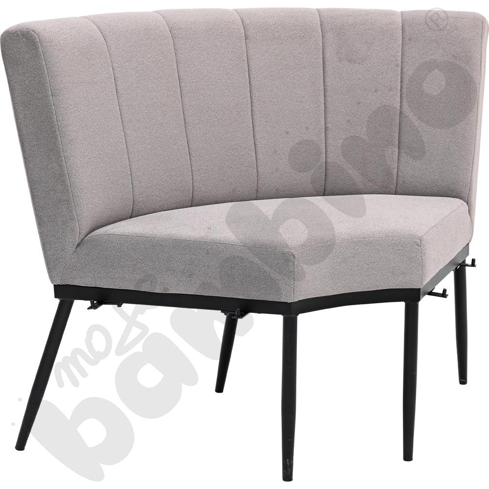 Narożnik z oparciem Xena szarobrązowy