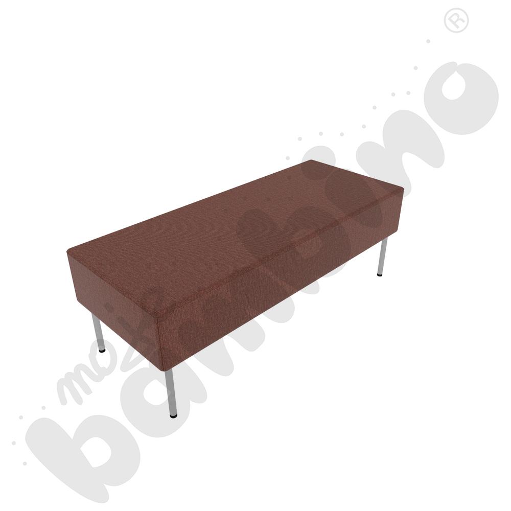 Pufa Versa 120x50 cm z filcowymi stopkami, stelaż jasnoszary, tkanina RO06