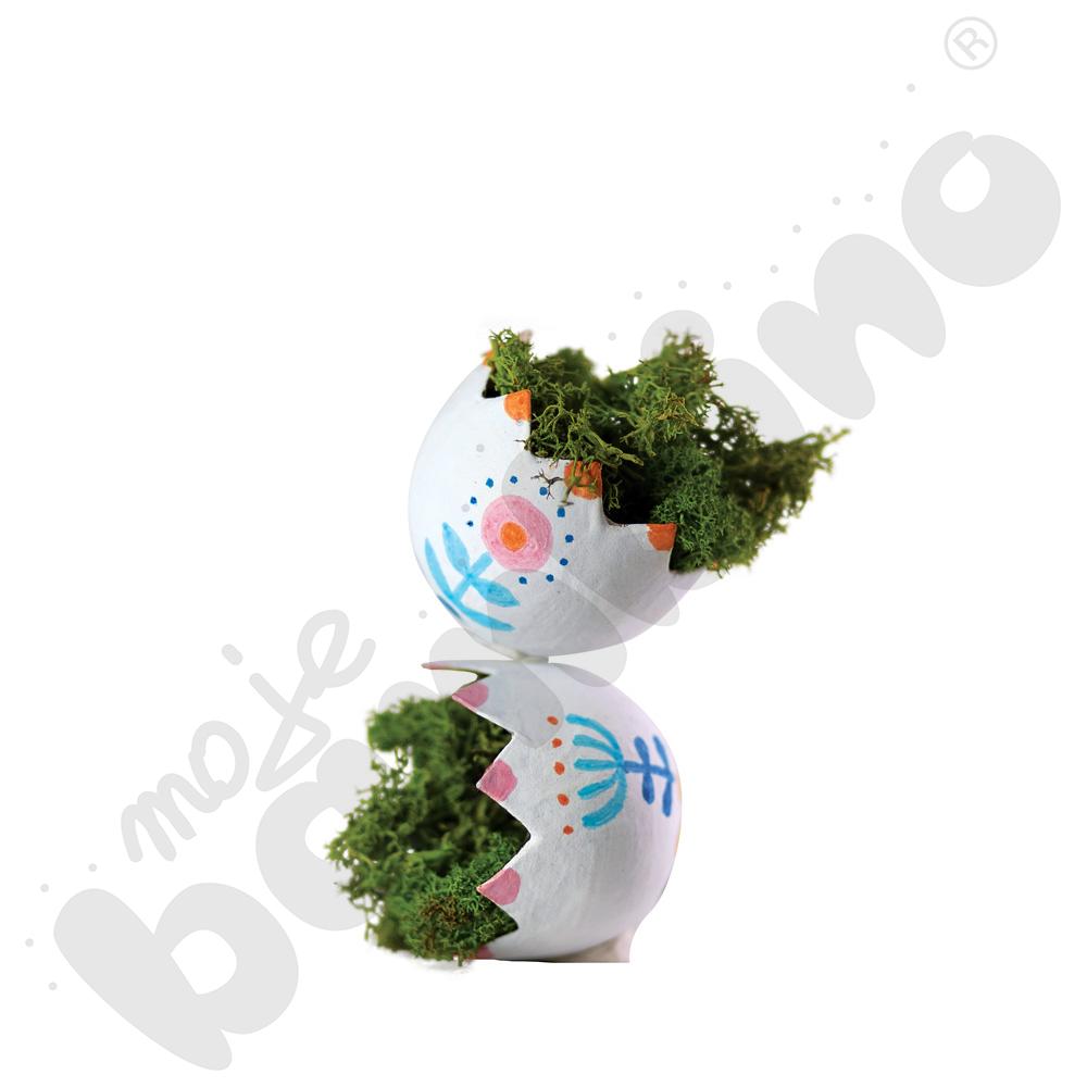 Tekturowe skorupki jajek, 8 szt.