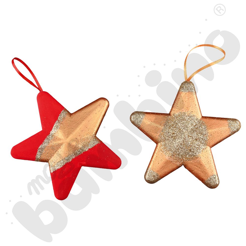 Gwiazdy styropianowe, 13 szt.