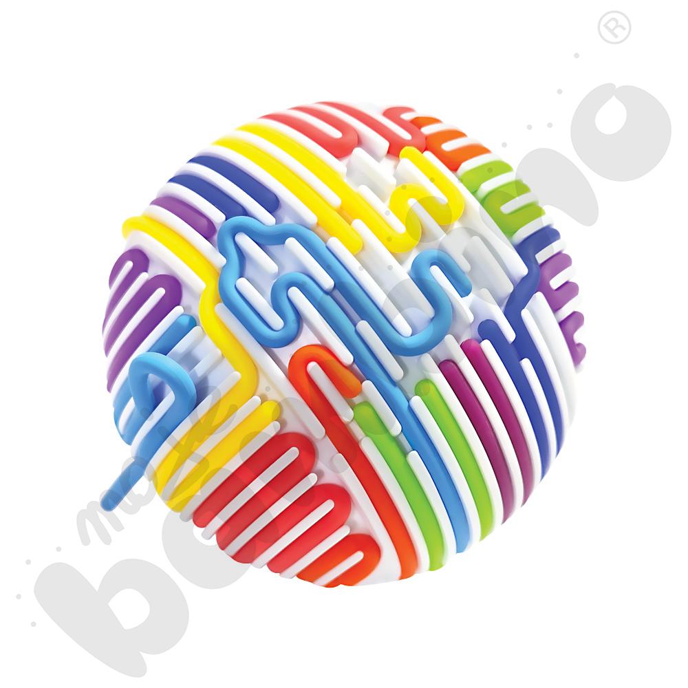 Piłka sensoryczna z kolorowymi paskami