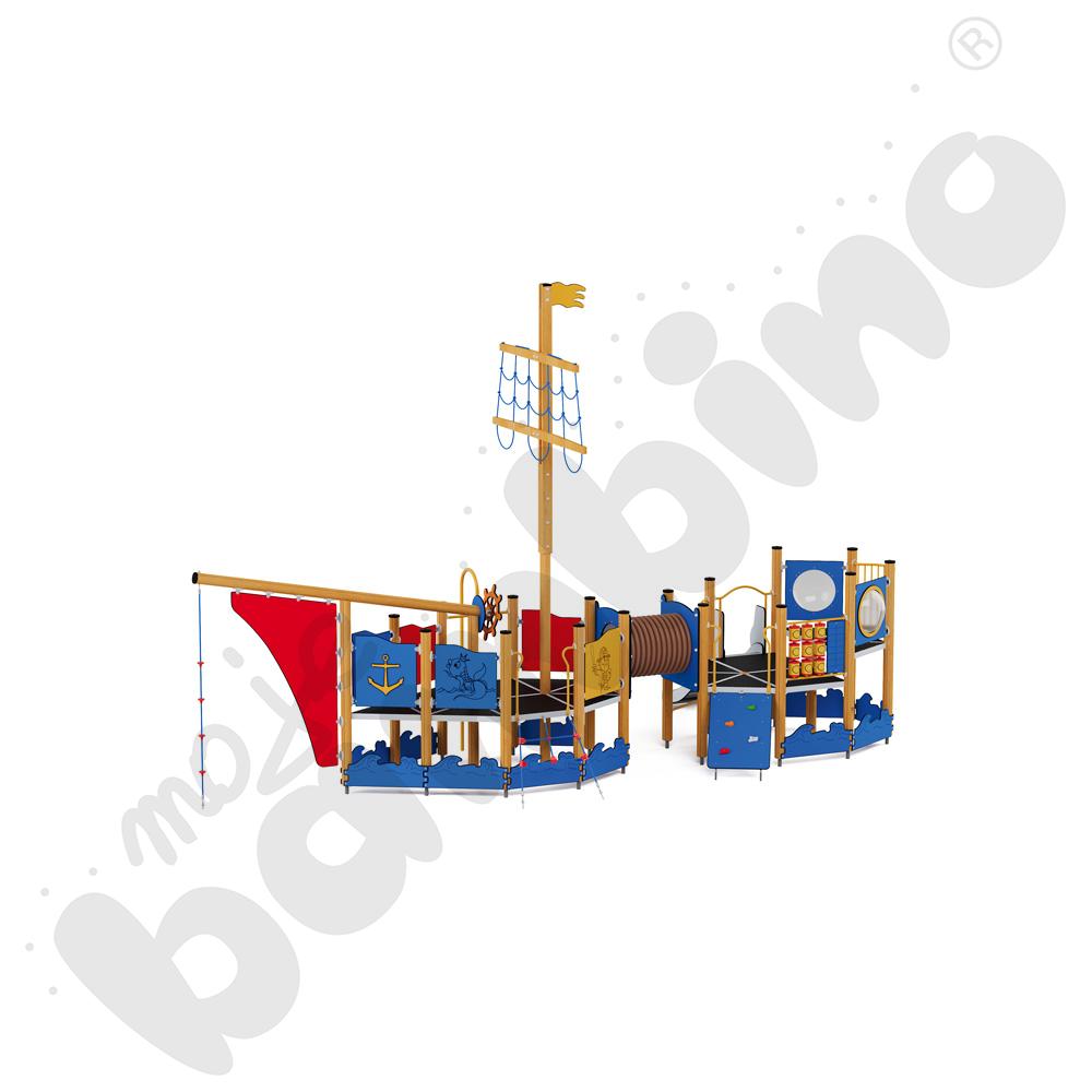 Statek Diasa, drewniane słupy