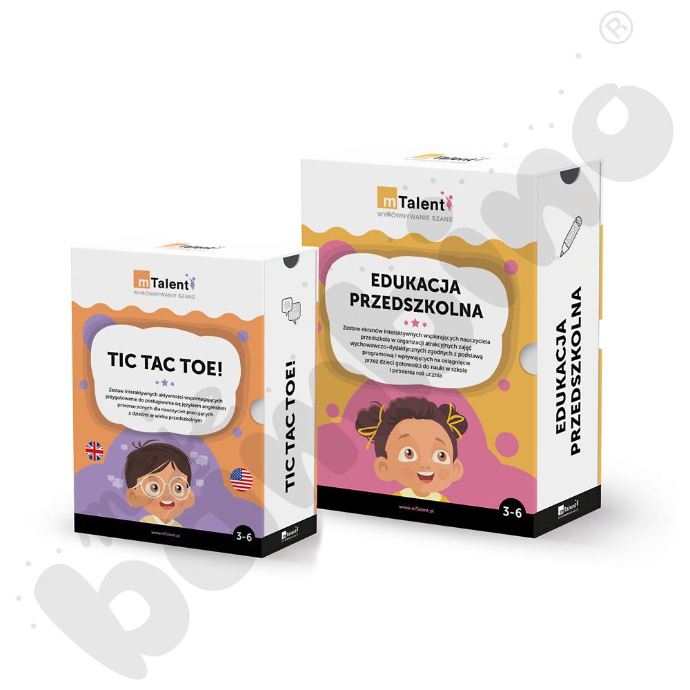Programy multimedialne: Edukacja Przedszkolna mTalent + Tic Tac Toe! mTalent