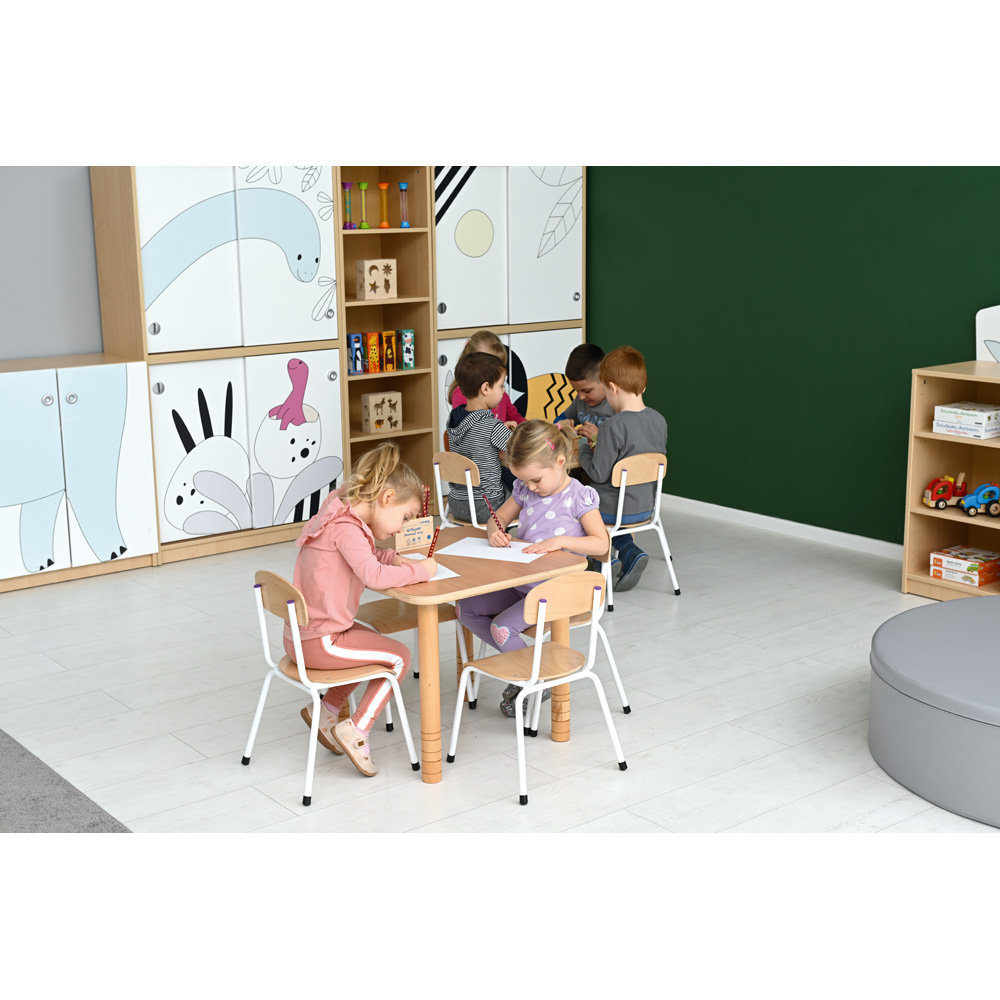 Stôl Flexi štvorcový 60 x 60 - buk