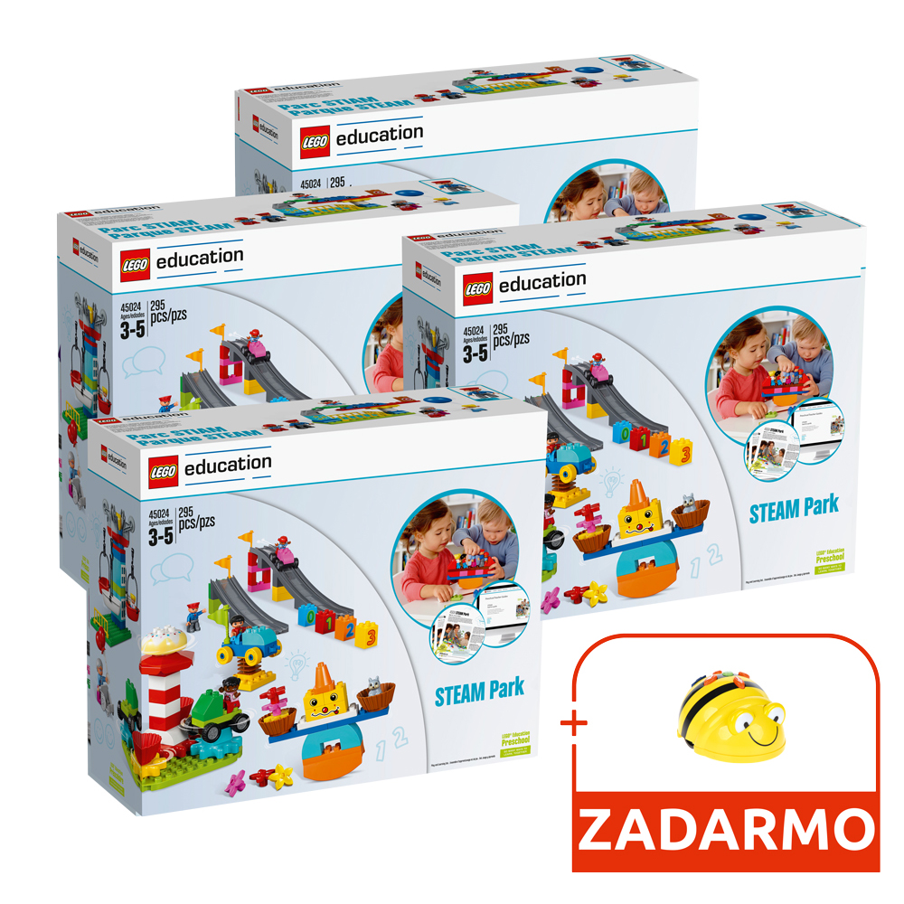 Zostava: 4x LEGO® Education STEAM Park + 1x Bee-bot grátis