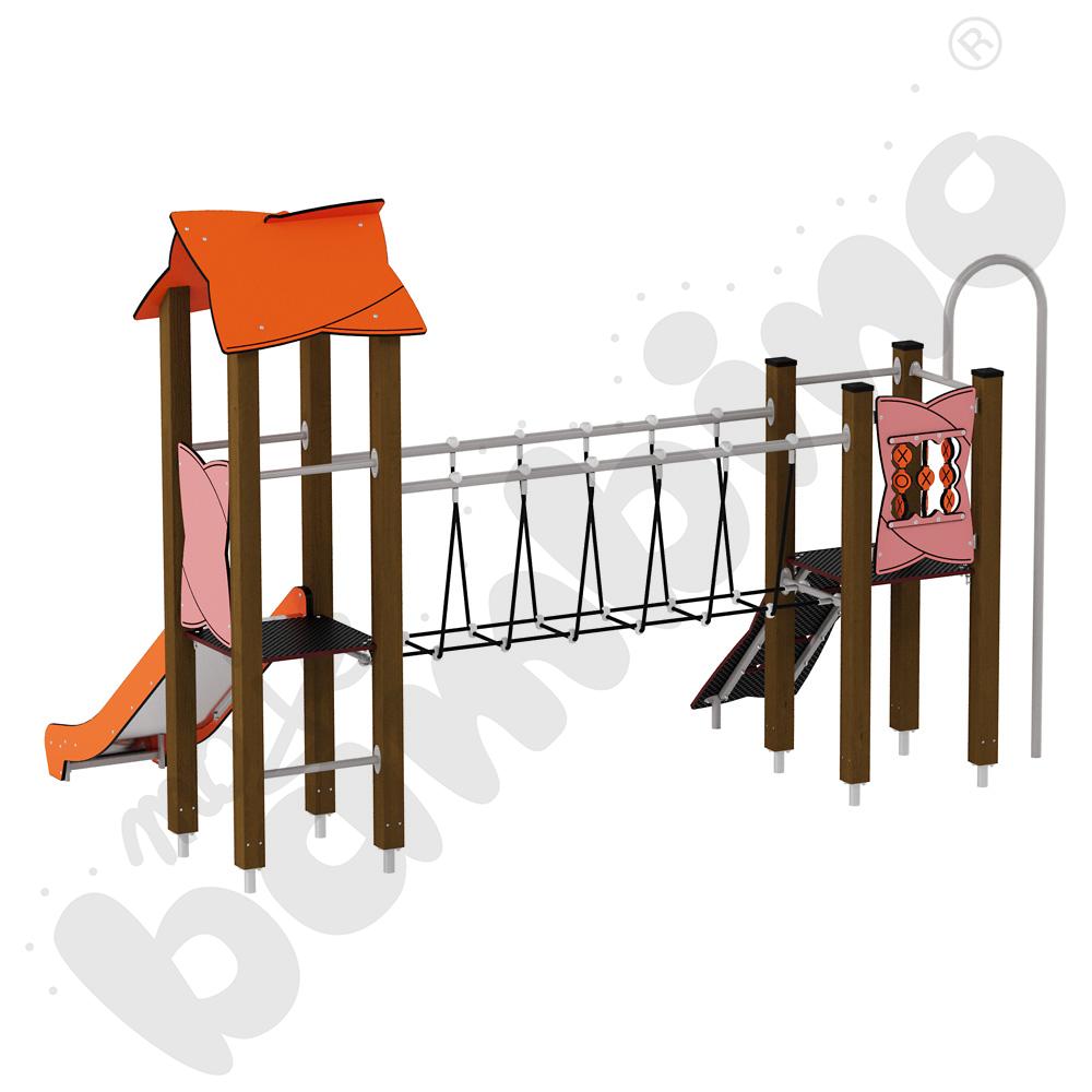 Zestaw Urbi 6, słupy drewniane A