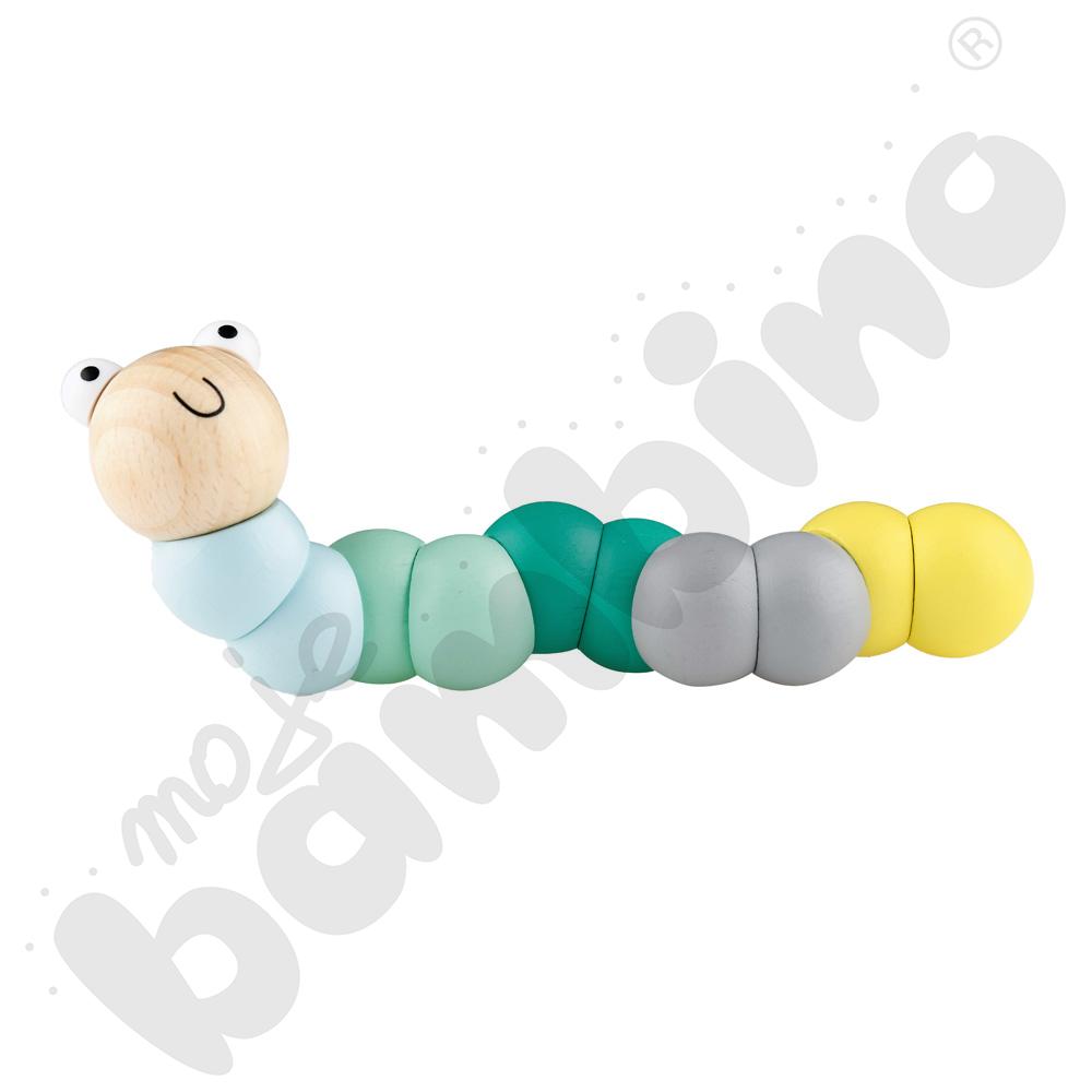 Zakręcony robak, mix kolorów