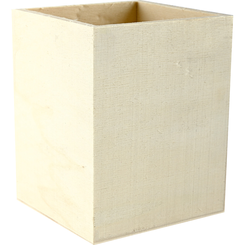 Drevený box na pastelky