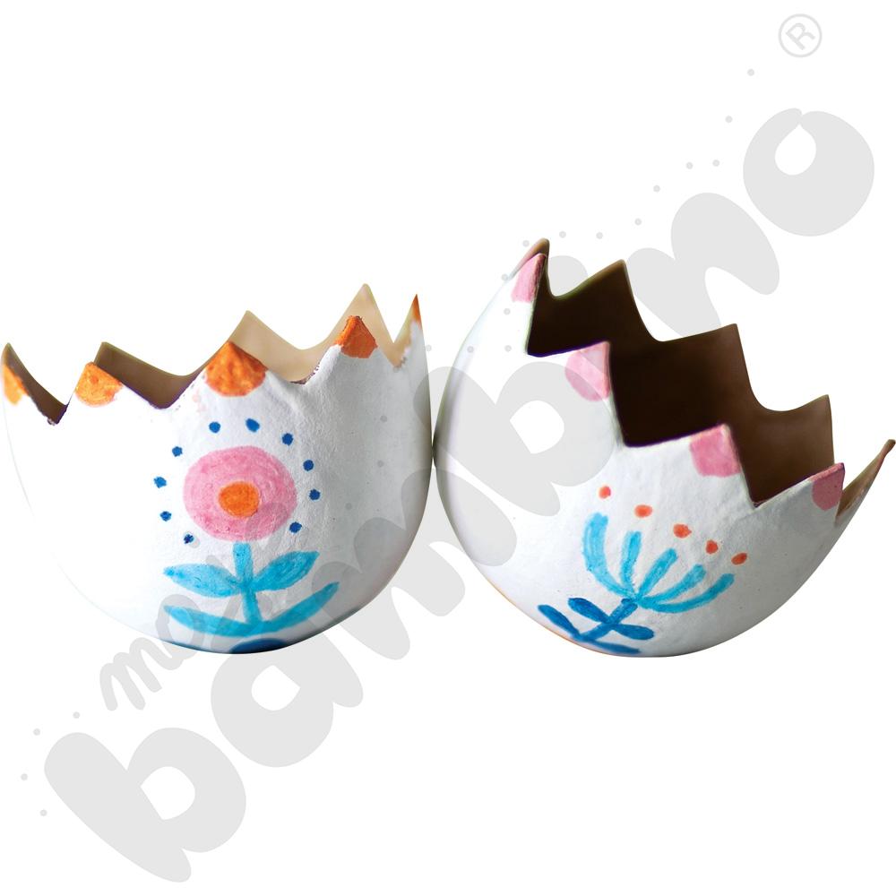 Tekturowe skorupki jajek, 8 szt.