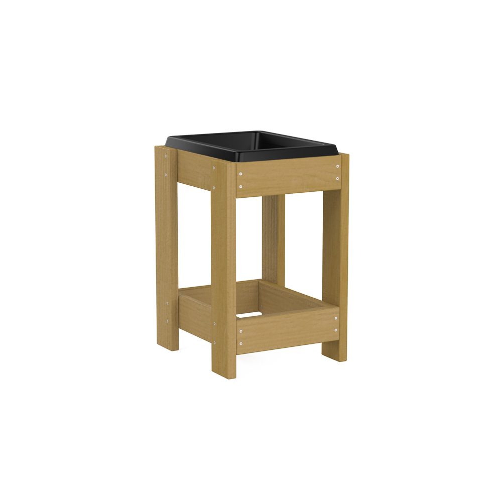 Kvetináč Terra s plastovým boxom, vysoký