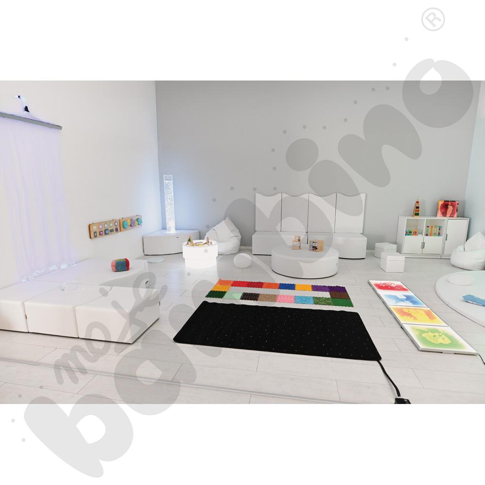 Podświetlany panel podłogowy, czerwony