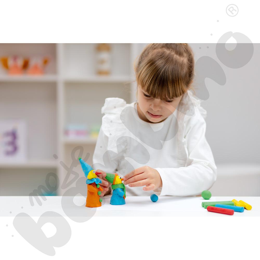 Plastelina niebieska, 10 szt.