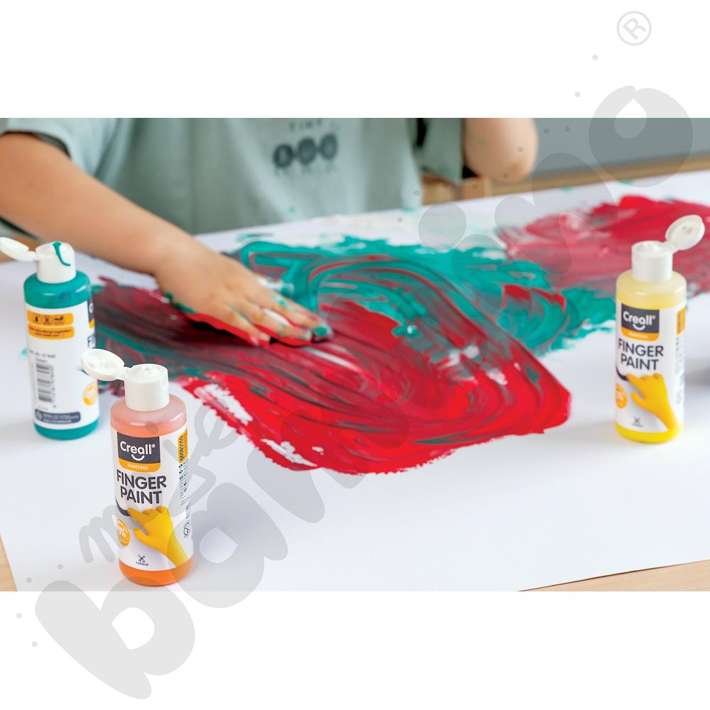 Eko farby do malowania palcami, 6 x 80 ml