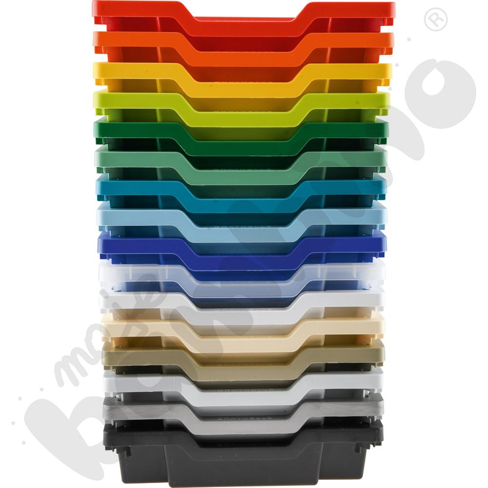 Pojemnik płytki 1 - błękitny