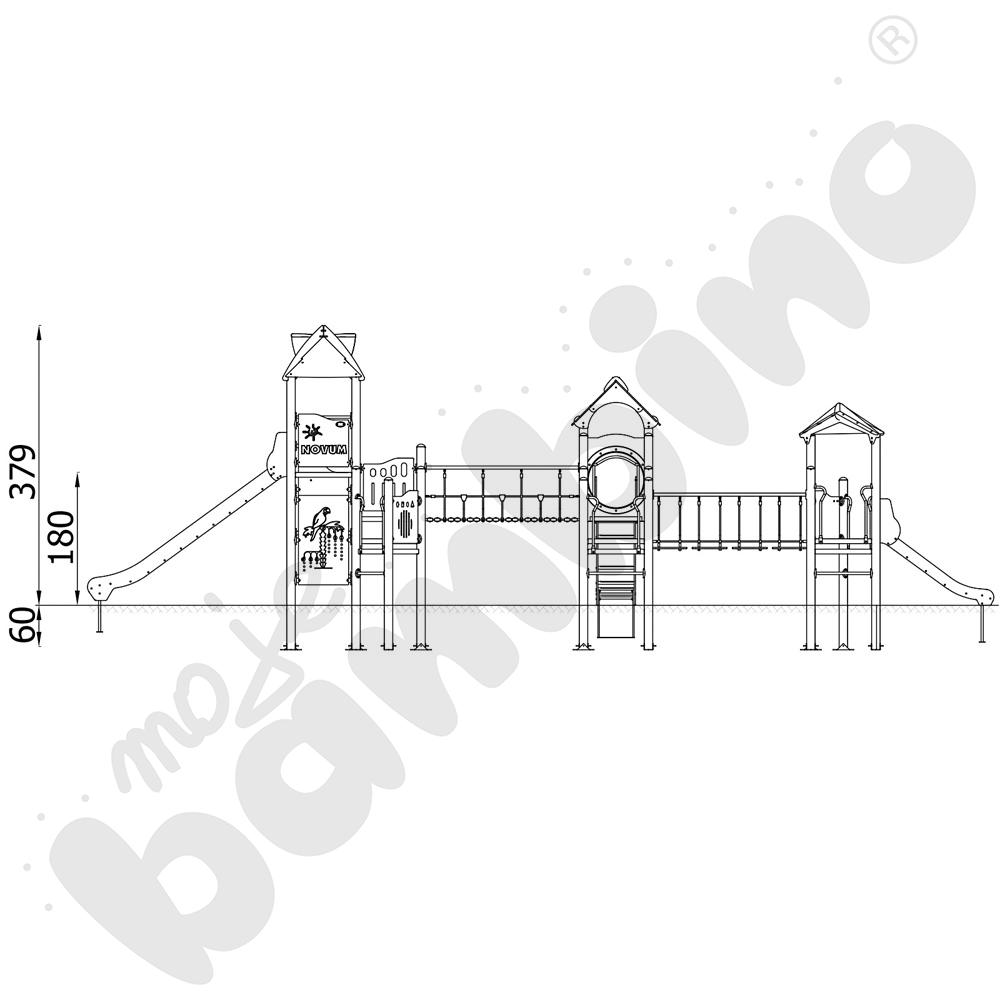 Orbis - wieża 20, metalowe słupy