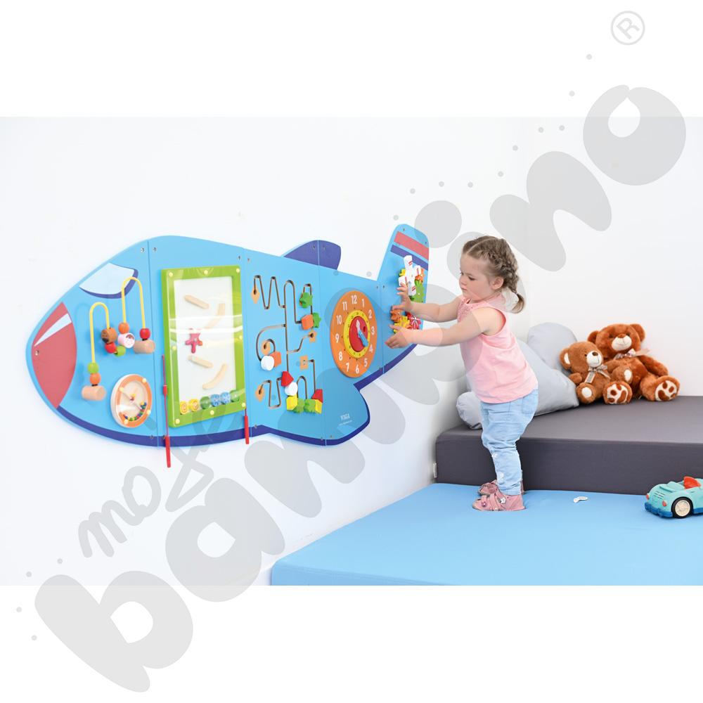 Duża tabliczka ścienna - samolot