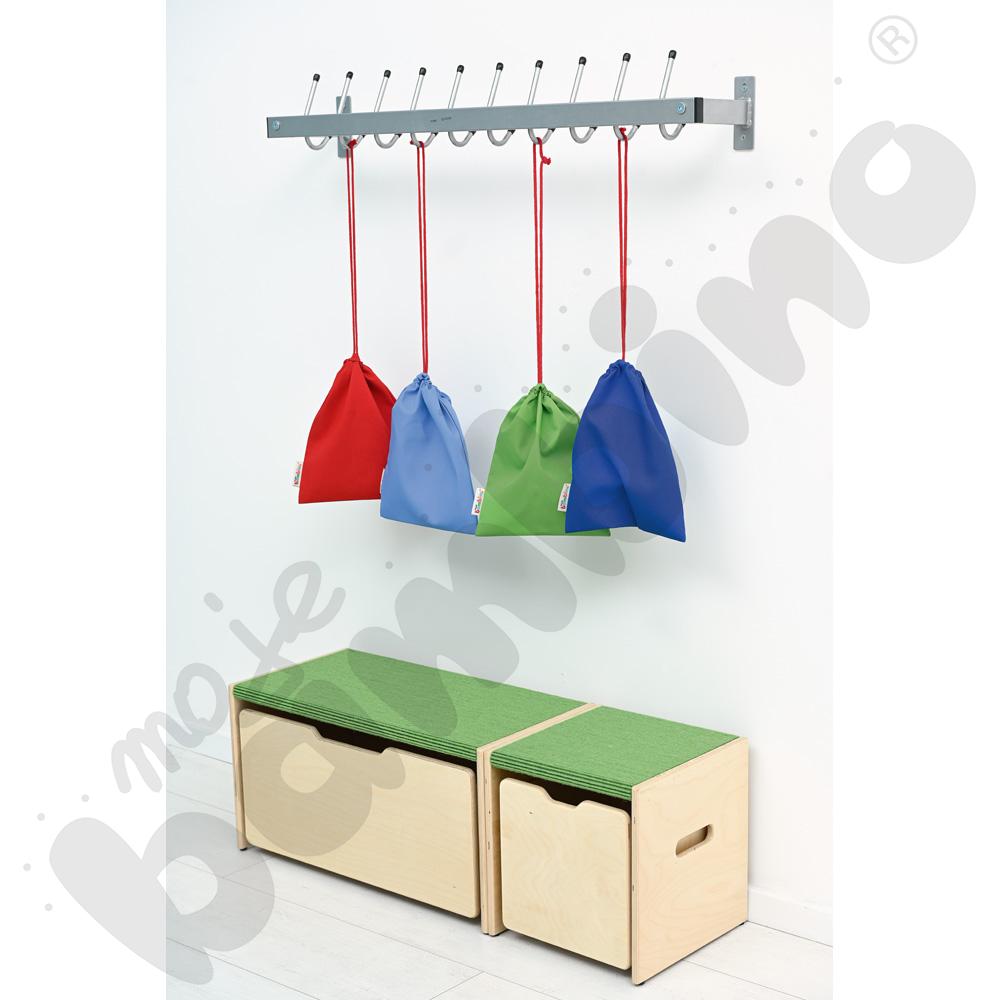 Wieszak ścienny bezpieczny