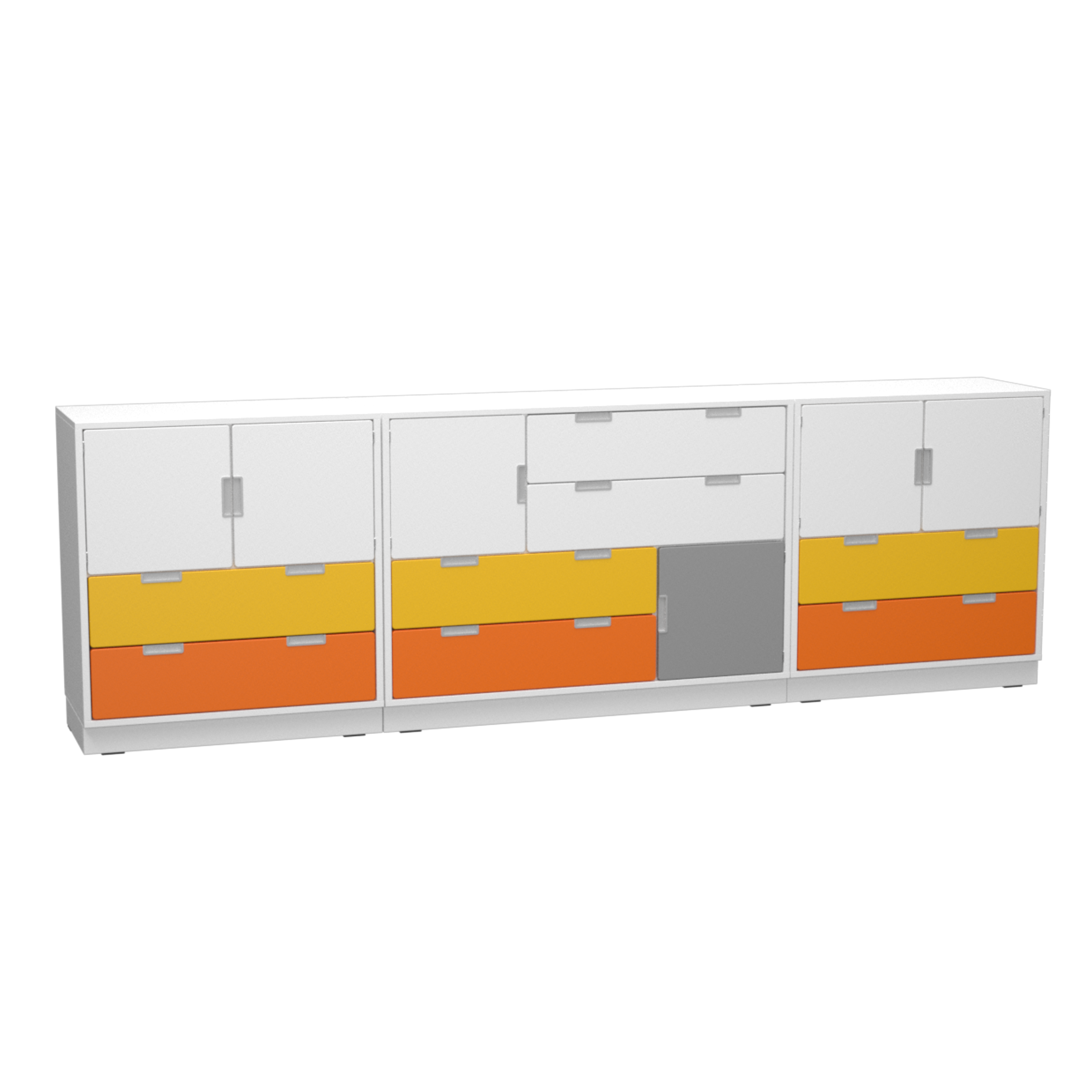Quadro - zostava 4, 90 st., biely korpus