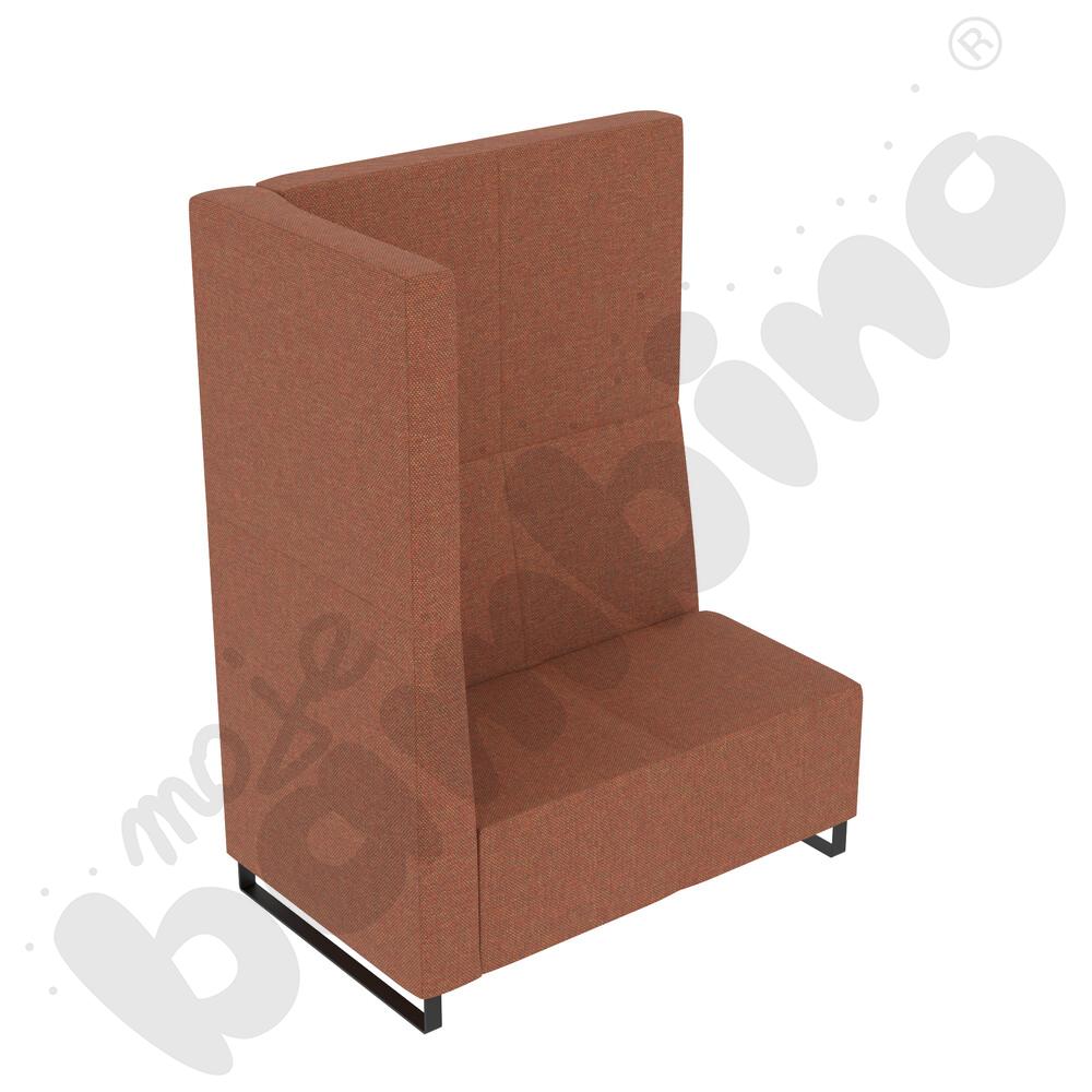 Sofa Universum 2-os. wys. 163 cm, bok wysoki lewy, tkanina RO06