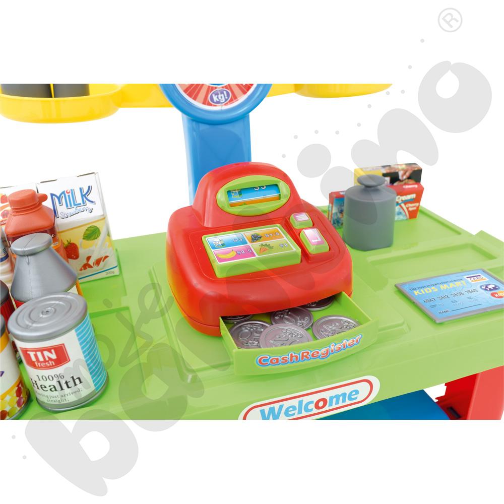 Supermarket z asortymentem