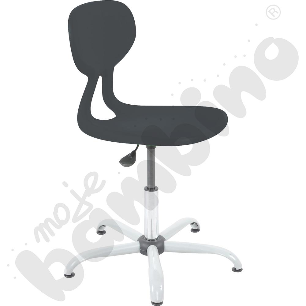 Krzesło Colores obrotowe z regulacją wysokości - szare