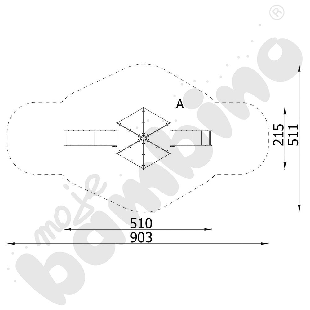 Orbis - baszta 4, metalowe słupy