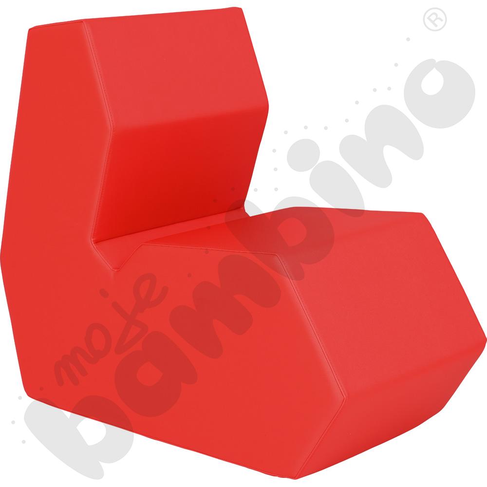 Fotel Shape czerwony