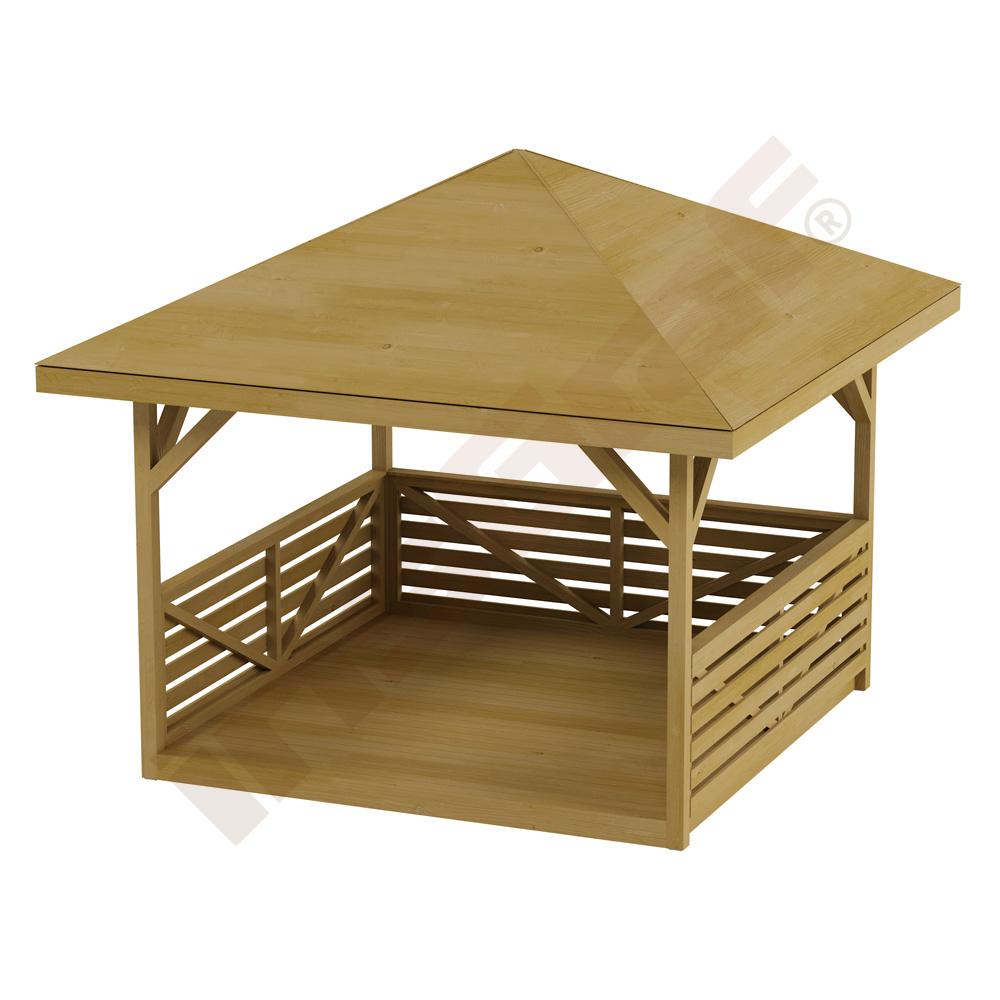 Altánek Terra 3 x 3 m s podlahou