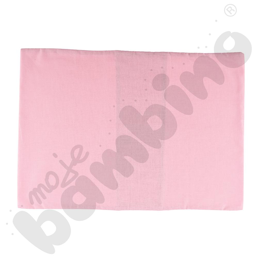 Poszewka na poduszkę 35 x 50 cm - jasnoróżowa