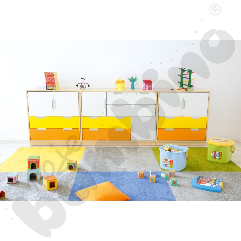 Quadro - zestaw 4, 90 st., skrzynia klon jasny