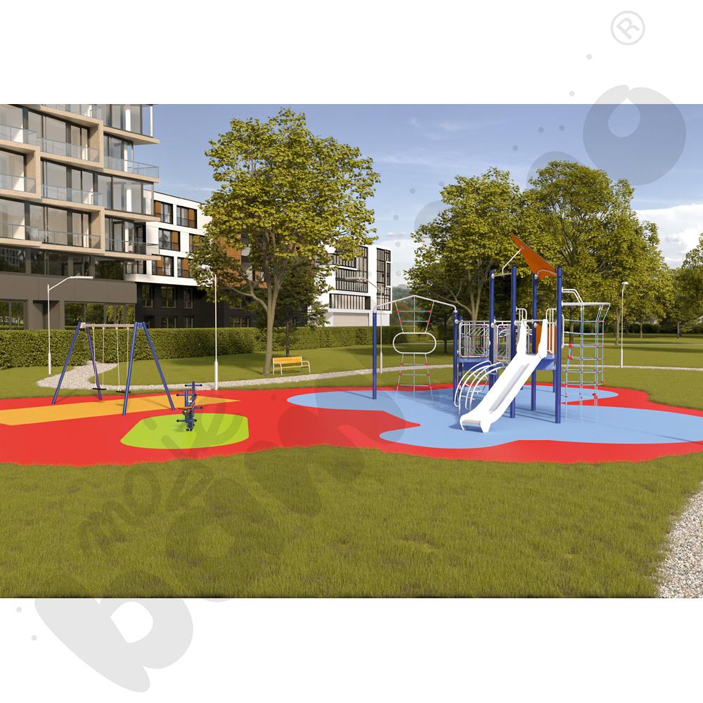 Action4Kids - stelaż do huśtawki podwójnej - metalowa