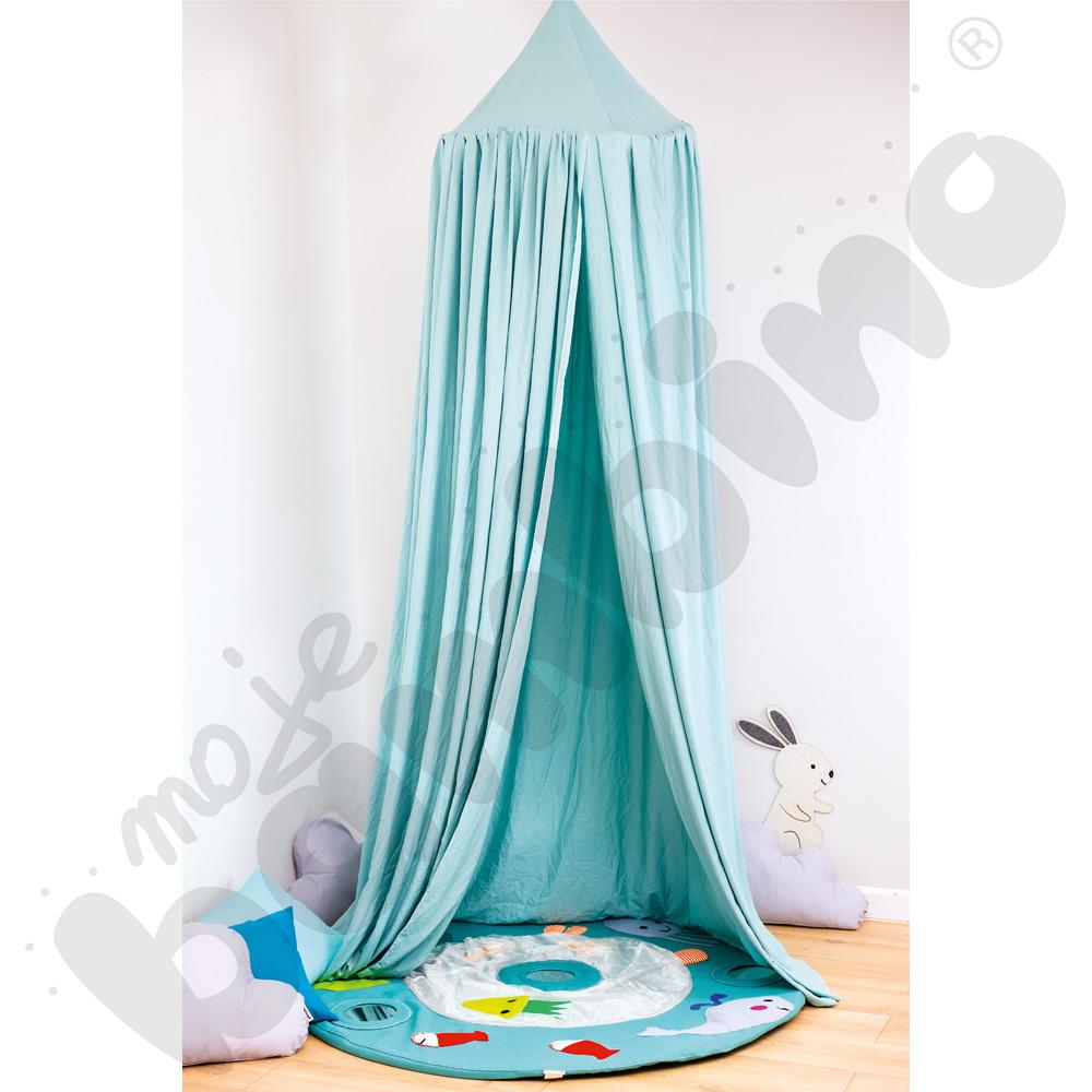 Baldachim smyka - turkusowy pastel