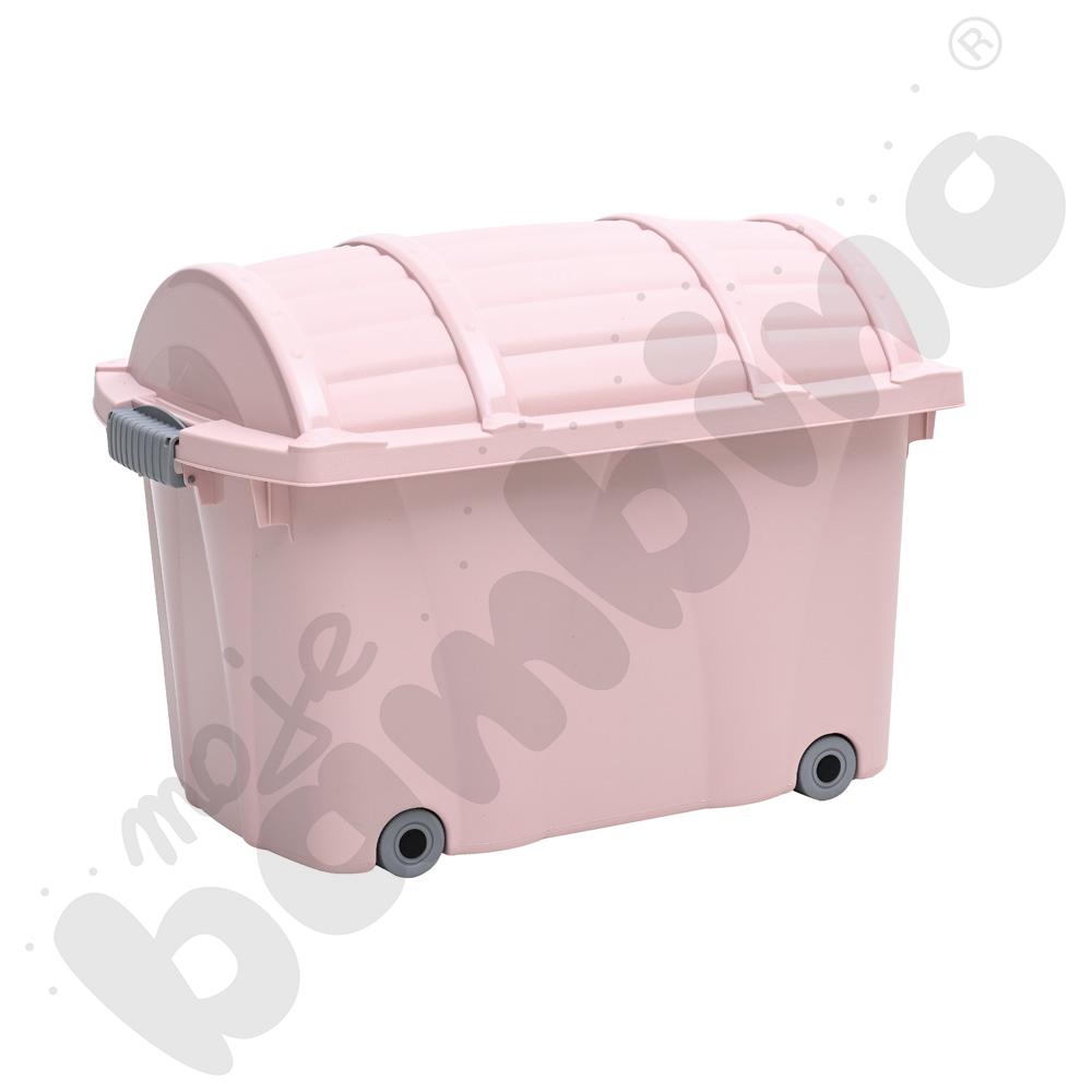 Skrzynia pirata jasnoróżowa