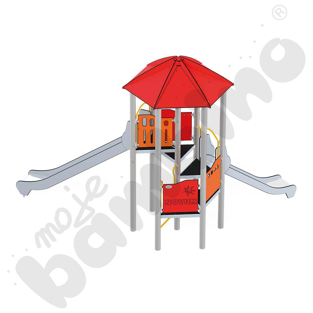 Orbis - baszta 8, metalowe słupy