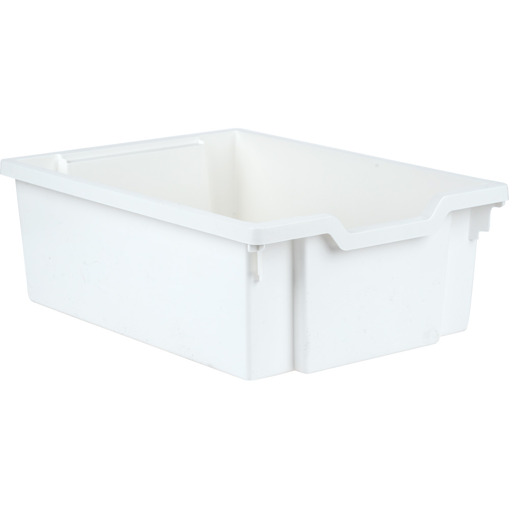Úložný box 2 - hlboký, biely