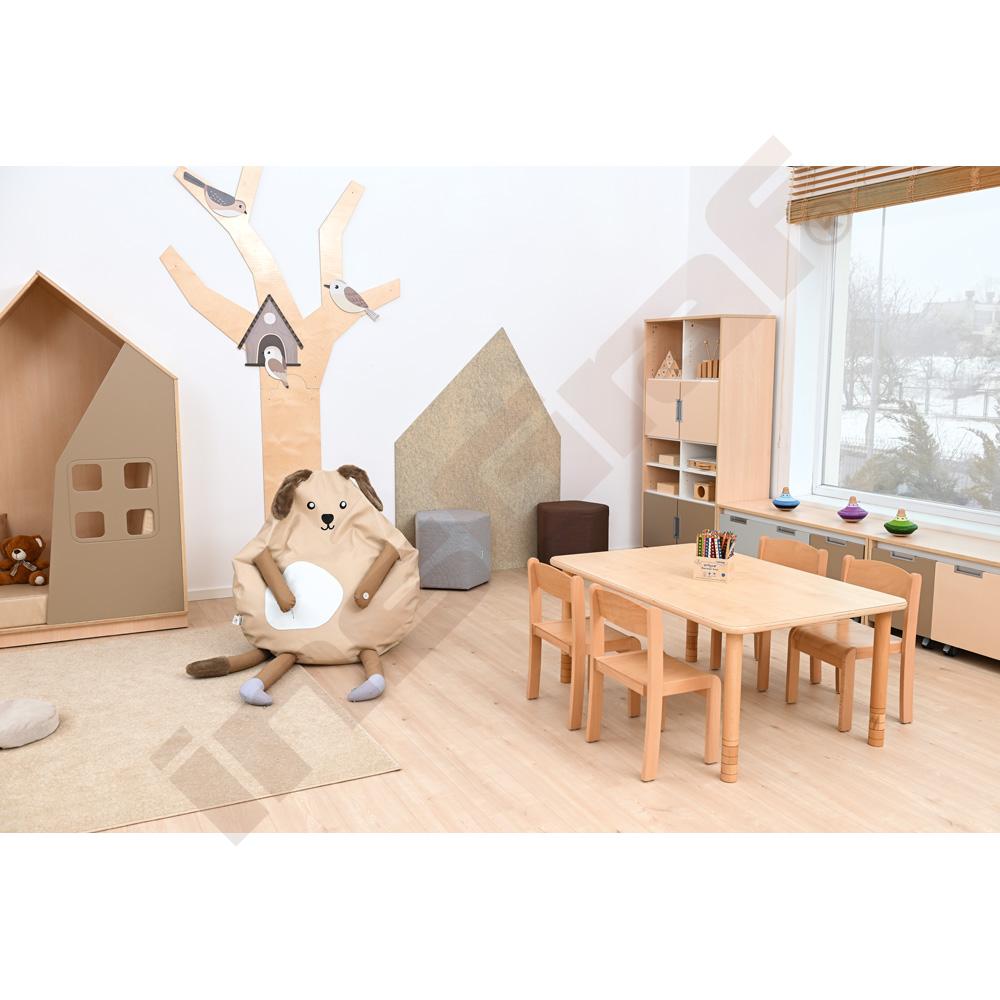 Stôl Flexi obdĺžnikový 120 x 60 cm - HPL javor