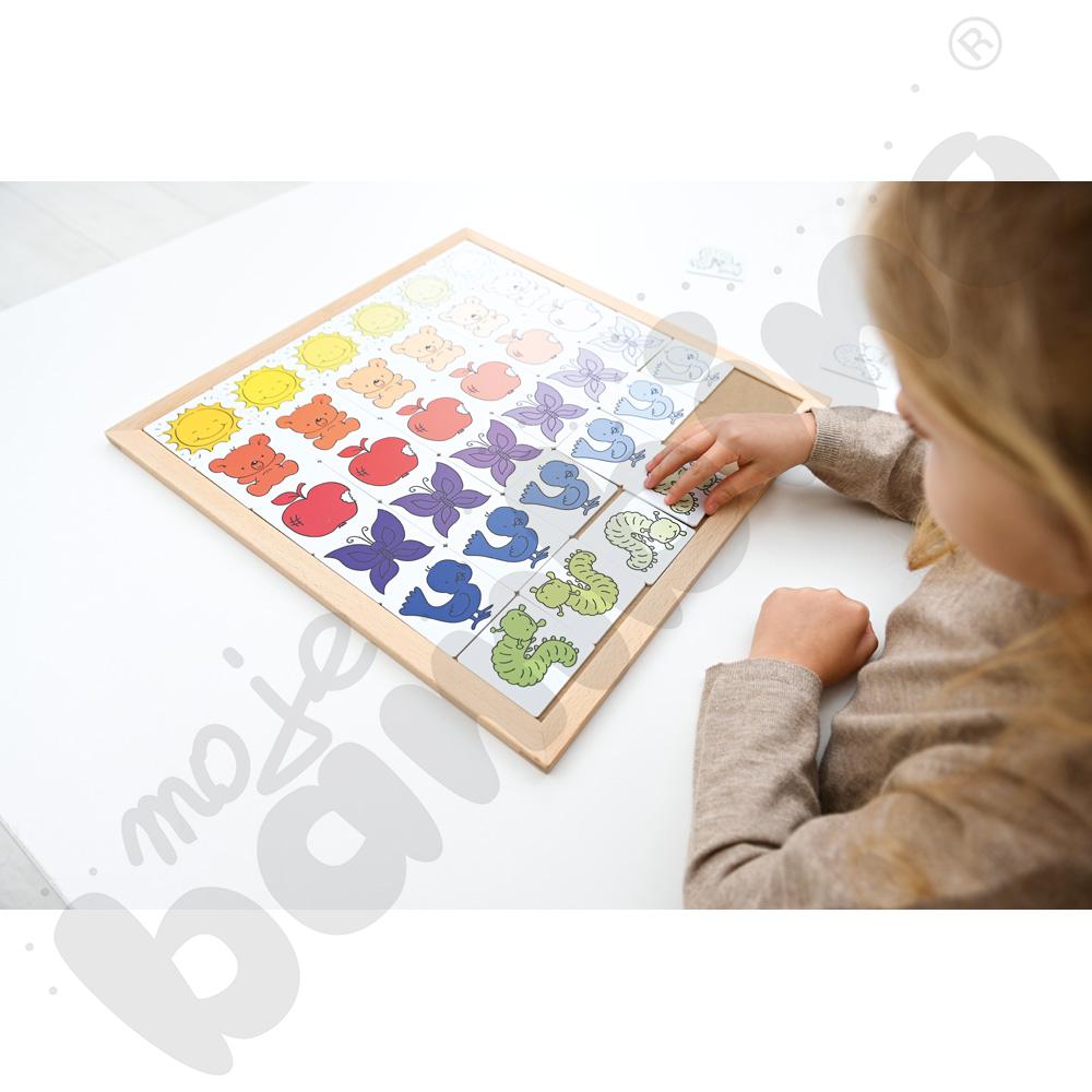 Układanka - odcienie i kolory