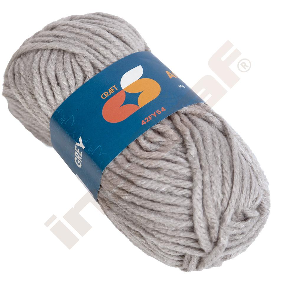 Acrylgarn - grau