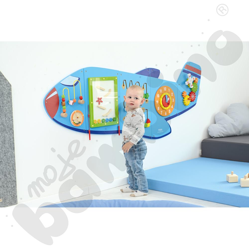 Duża tabliczka ścienna - samolot