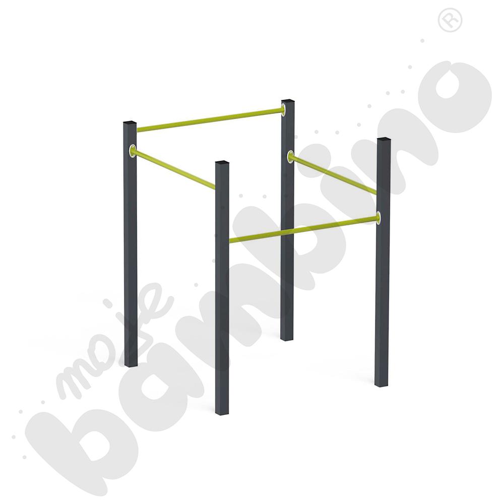 Street workout drążki Lime