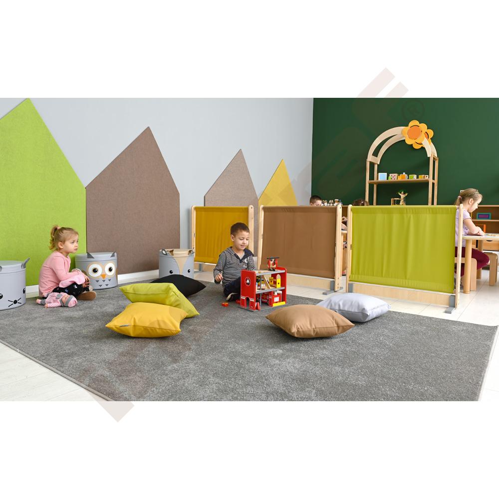 Wandschirm, beige-braun