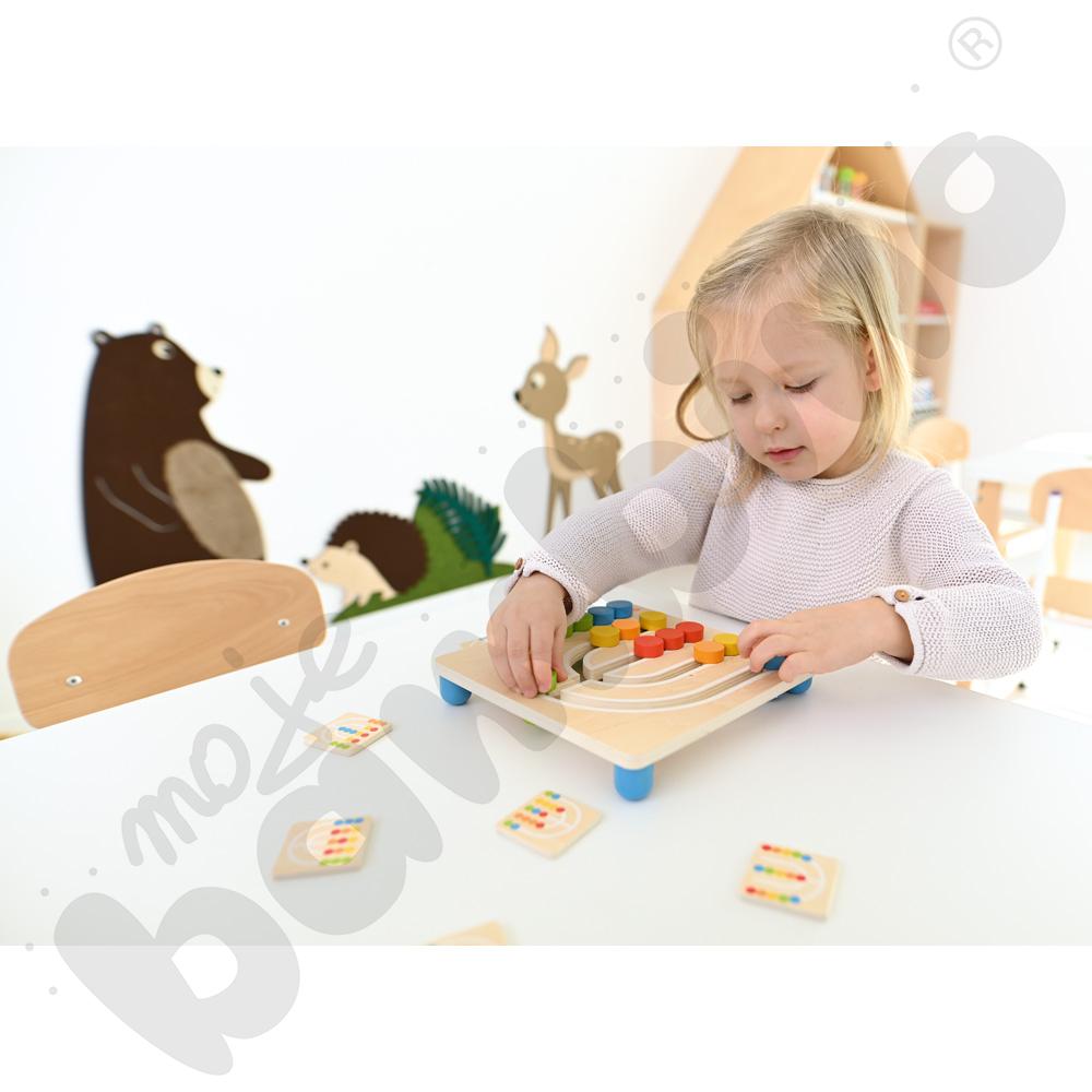 Tęczowa tabliczka do sortowania kolorów