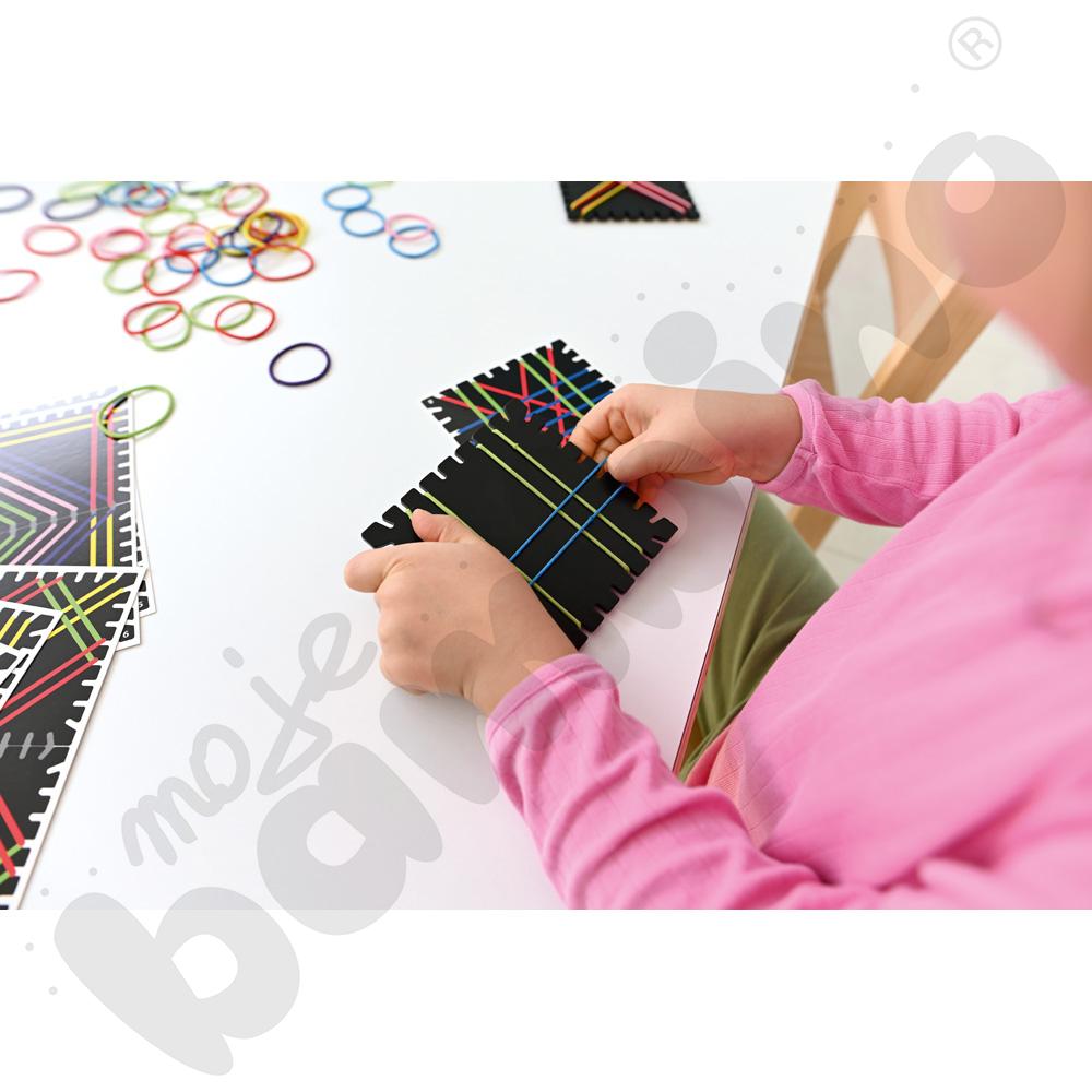 Magnetyczne tabliczki - ułóż wzór