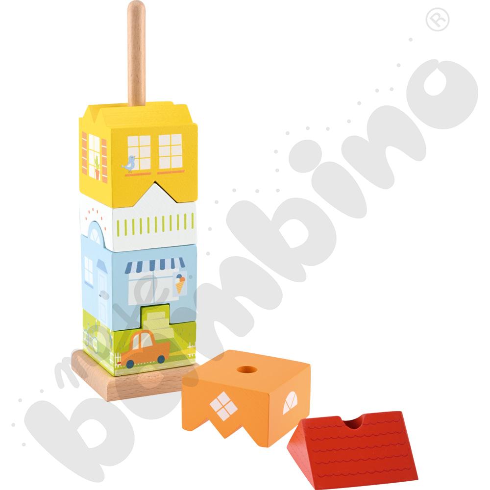 Drewniana wieża - domek