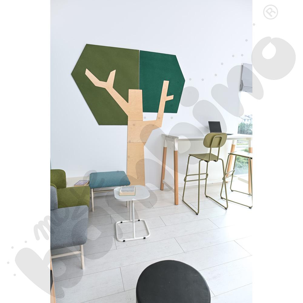 Panel ścienny - drzewo z kanciastą koroną