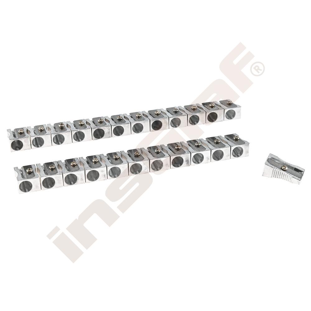 Anspitzer Würfel, Metall, 24 Stck.