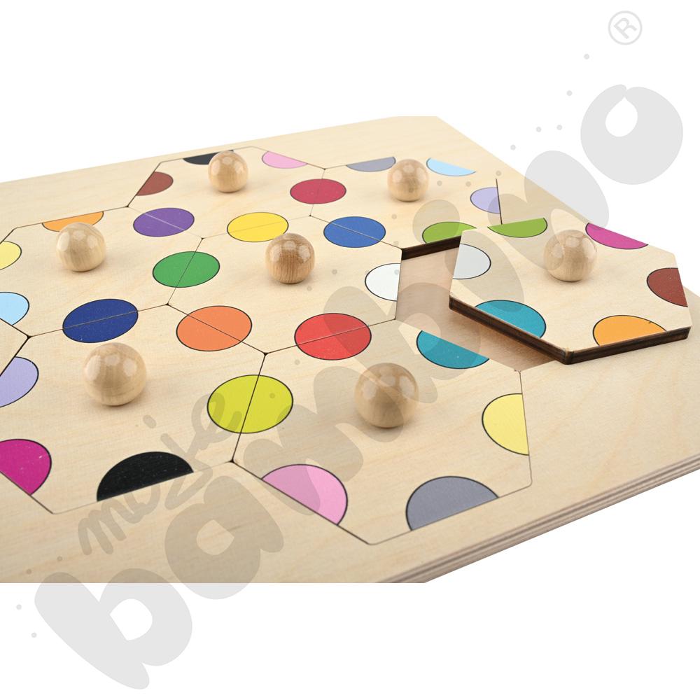 Puzzle z uchwytem - kolory